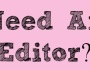 EDITING SERVICES